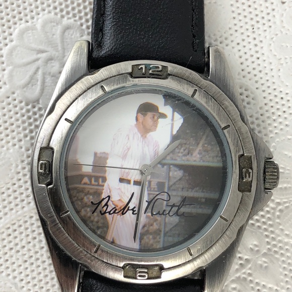 Vintage Babe Ruth Baseball Watch by Game Time